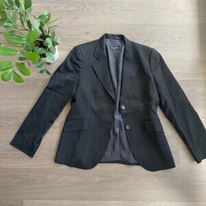 Massimo Dutti Black Blazer with Pockets